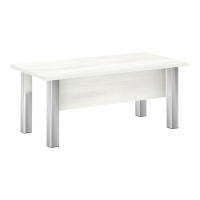 Стол руководителя (опоры - нерж.сталь) Yalta M-LT.D-18.1 снежная патина